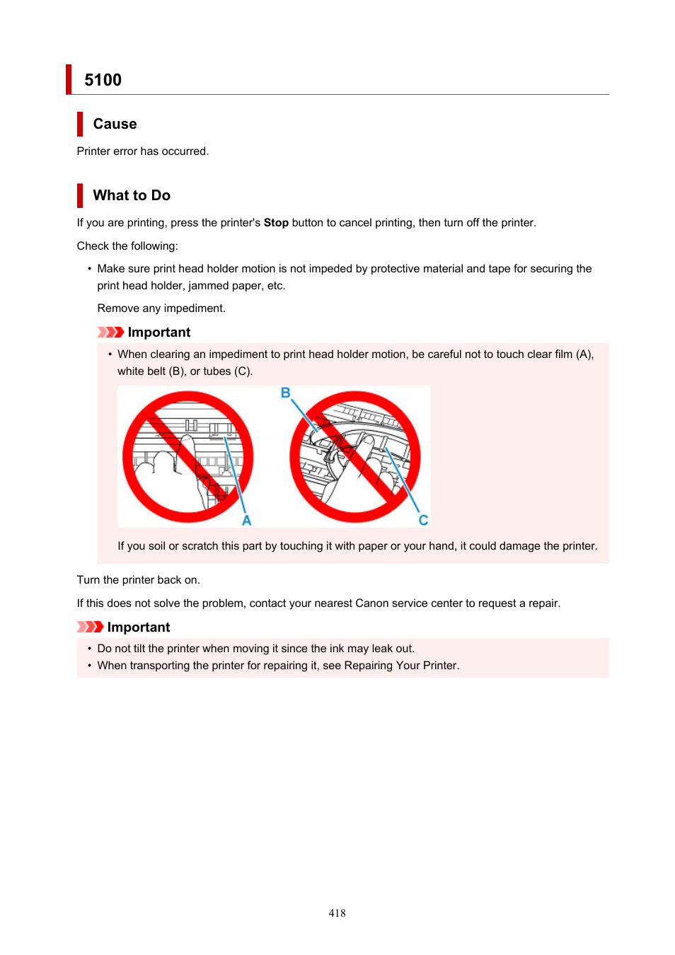 Canon PIXMA G5020 Wireless MegaTank Printer User Manual | Page 418 / 422