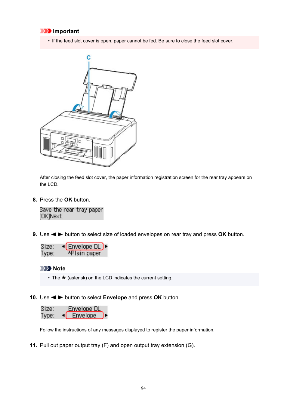Canon PIXMA G5020 Wireless MegaTank Printer User Manual | Page 94 / 422
