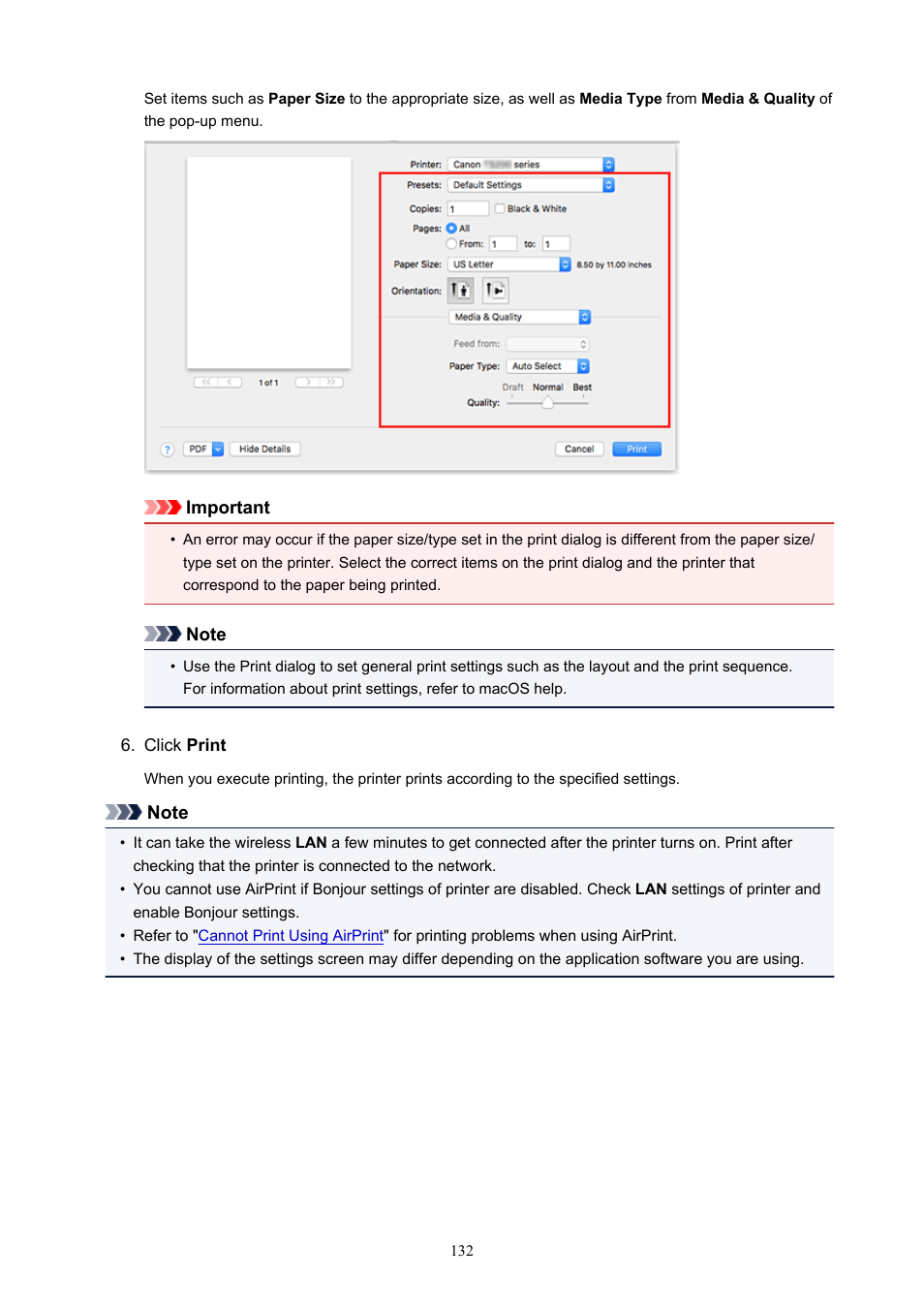 Canon PIXMA TS302 Wireless Inkjet Printer User Manual | Page 132 / 286