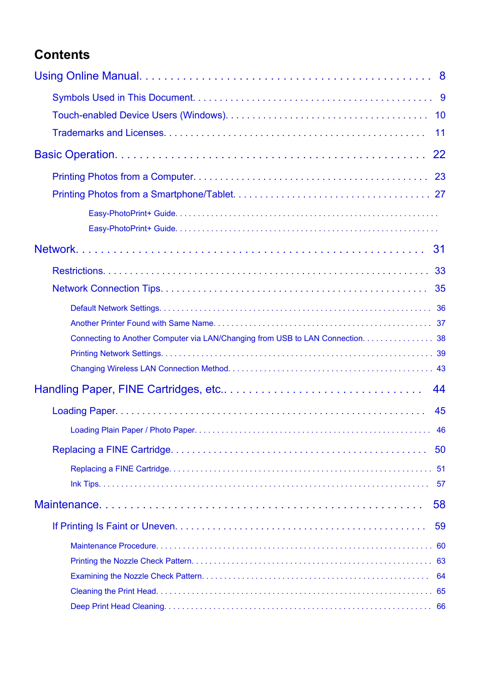 Canon PIXMA TS302 Wireless Inkjet Printer User Manual | Page 2 / 286