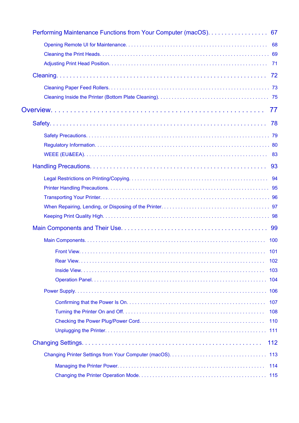 Overview | Canon PIXMA TS302 Wireless Inkjet Printer User Manual | Page 3 / 286