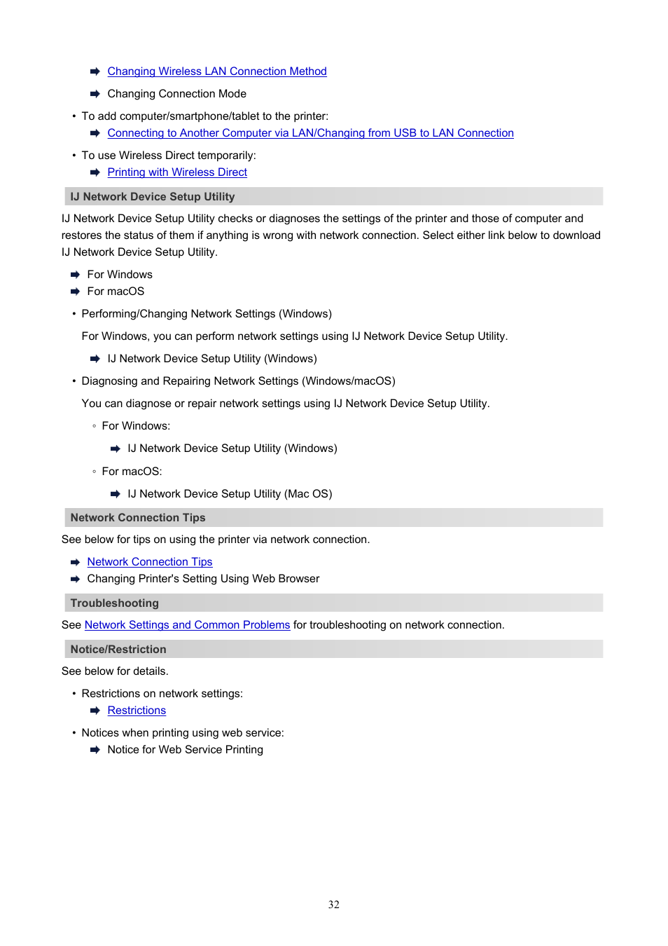 Canon PIXMA TS302 Wireless Inkjet Printer User Manual | Page 32 / 286