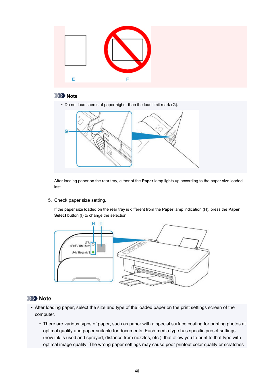 Canon PIXMA TS302 Wireless Inkjet Printer User Manual | Page 48 / 286