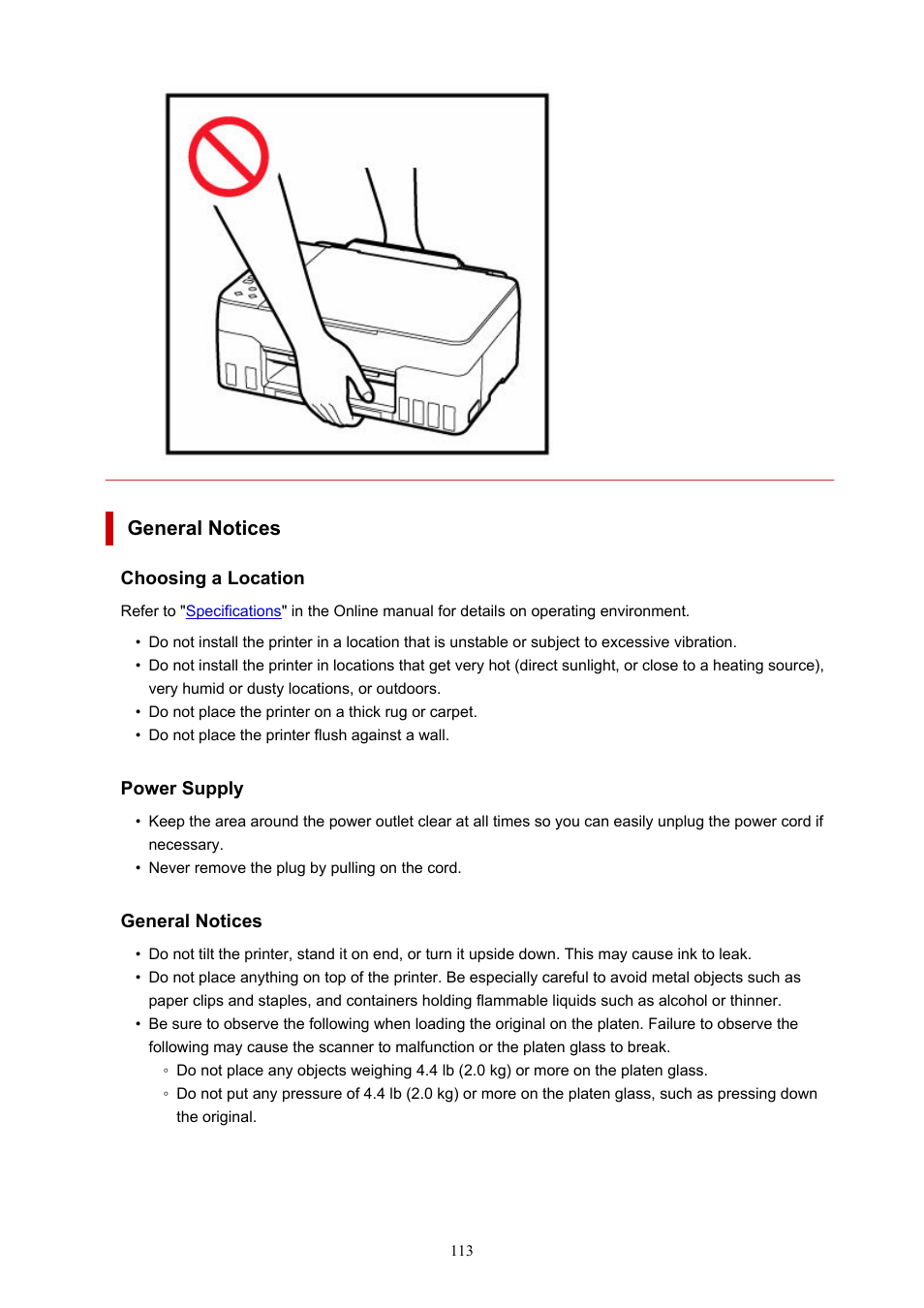 Canon PIXMA G620 Printer User Manual | Page 113 / 337