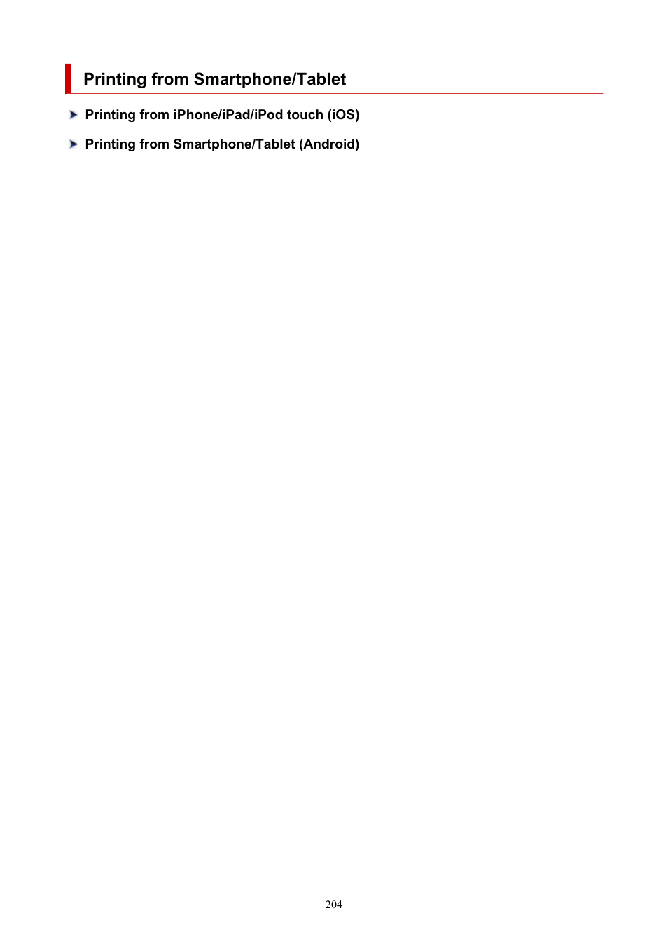 Printing from smartphone/tablet | Canon PIXMA G620 Printer User Manual | Page 204 / 337