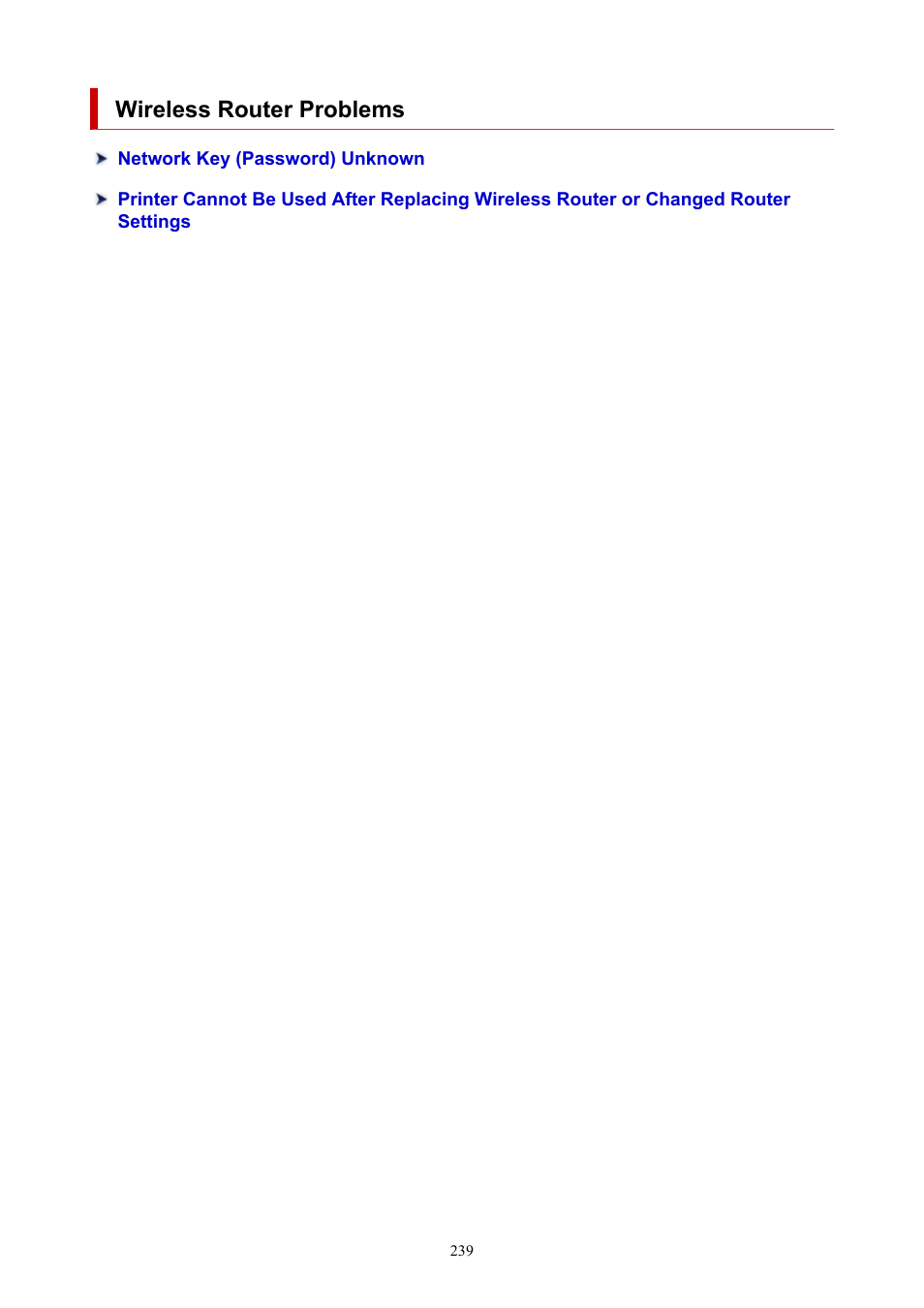 Wireless router problems | Canon PIXMA G620 Printer User Manual | Page 239 / 337