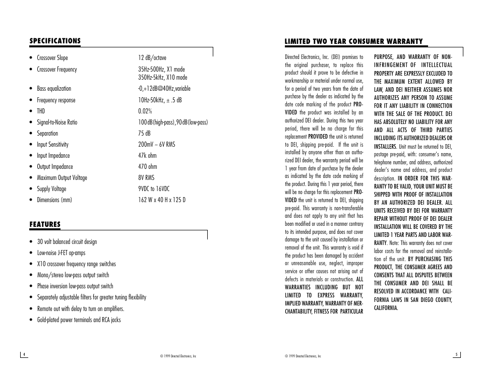 Directed Electronics 202 User Manual | Page 4 / 5