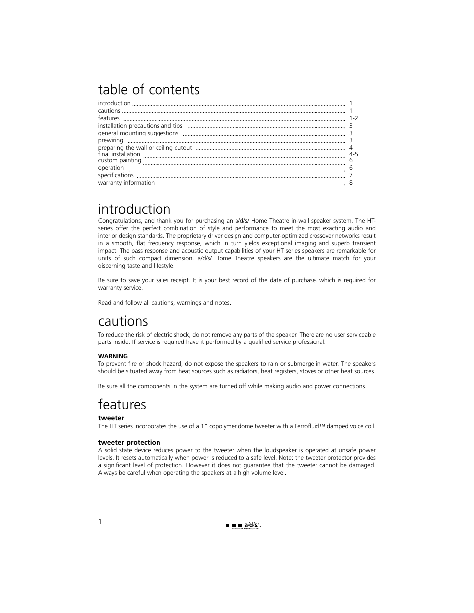 Directed Electronics HT800IW User Manual | Page 2 / 10