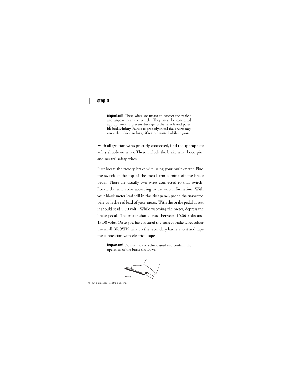 Directed Electronics 259D User Manual | Page 18 / 49