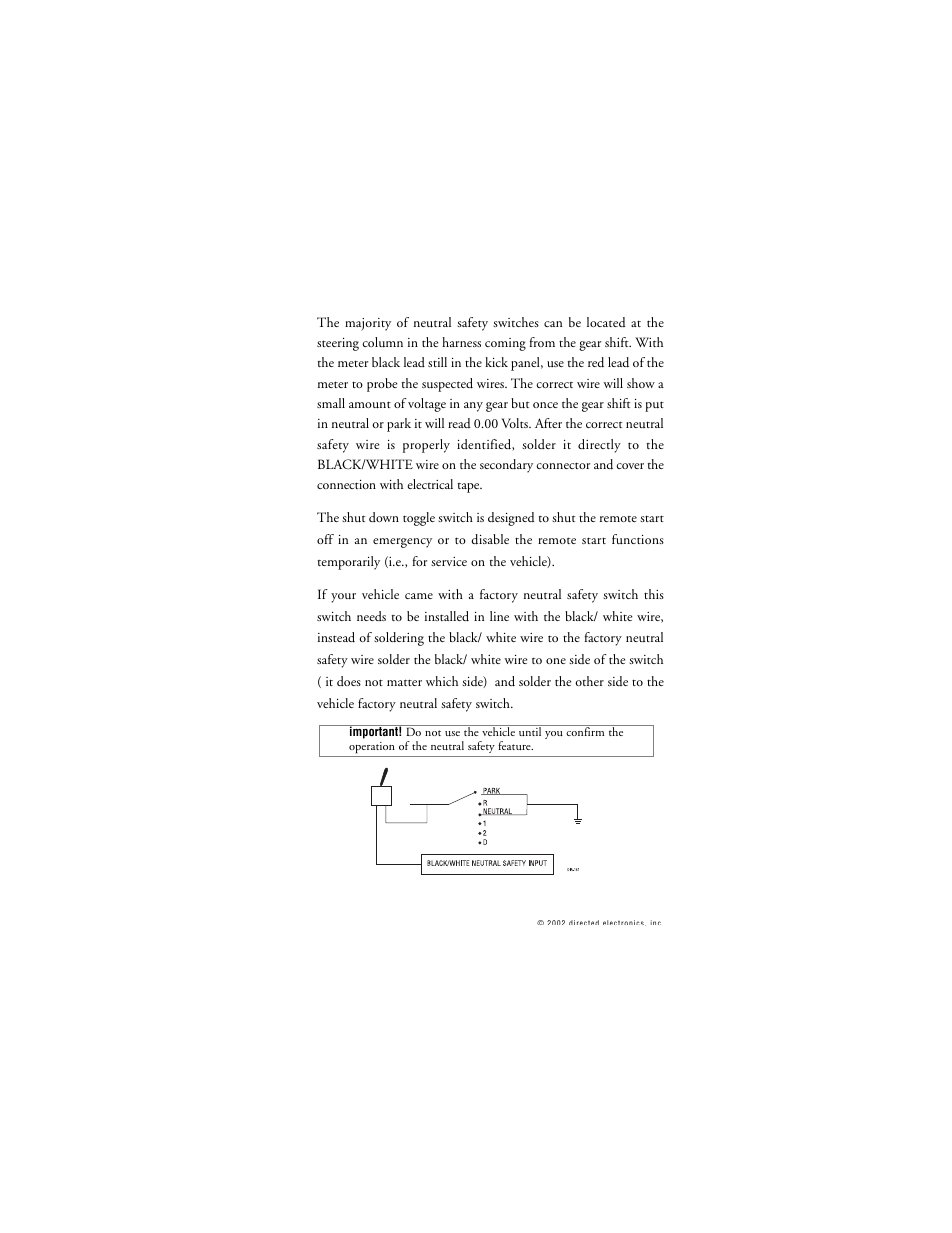 Directed Electronics 259D User Manual | Page 21 / 49