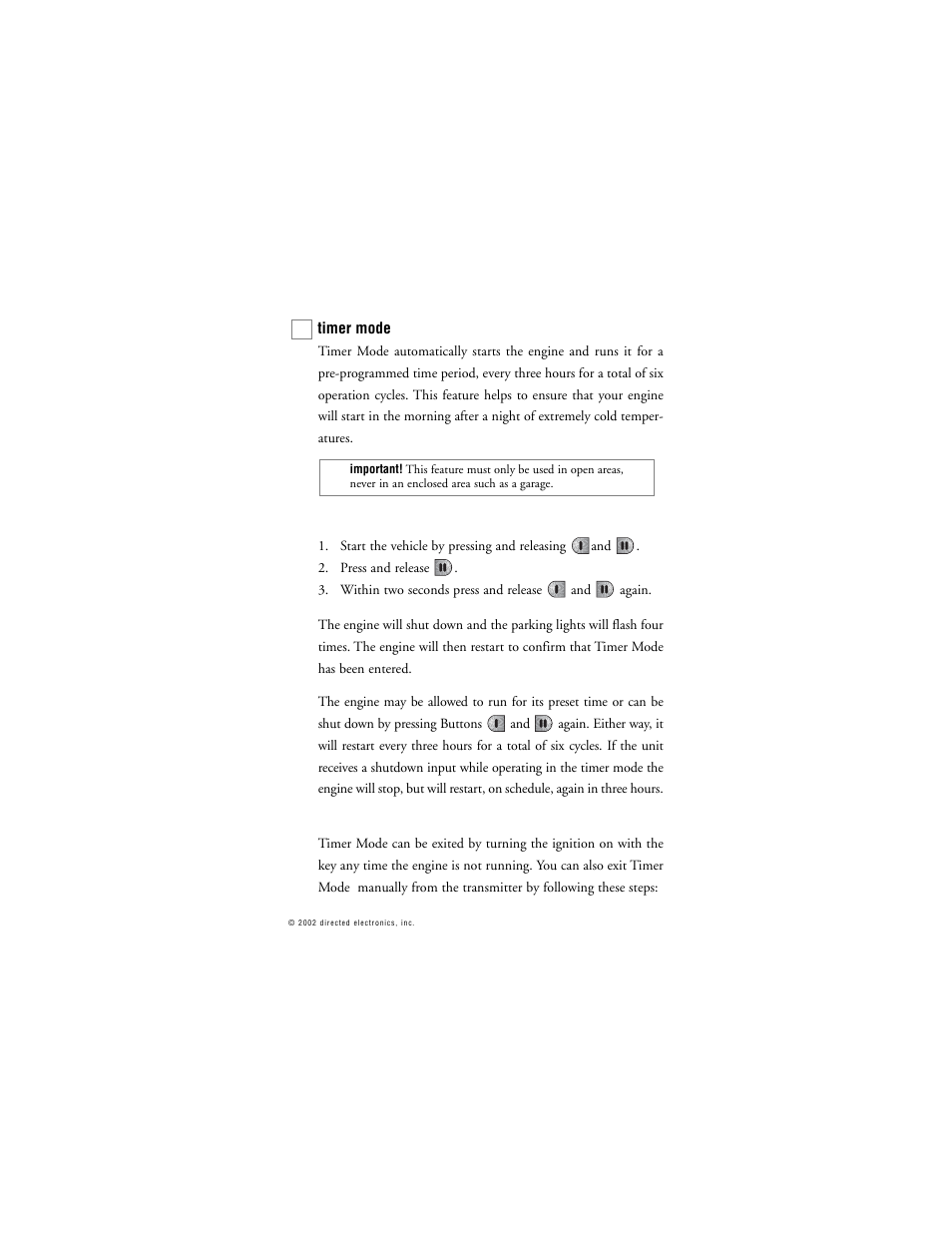 Directed Electronics 259D User Manual | Page 36 / 49