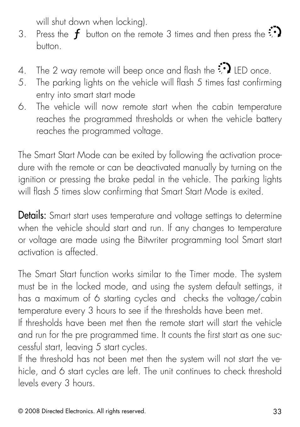 Details | Directed Electronics 991 User Manual | Page 33 / 60