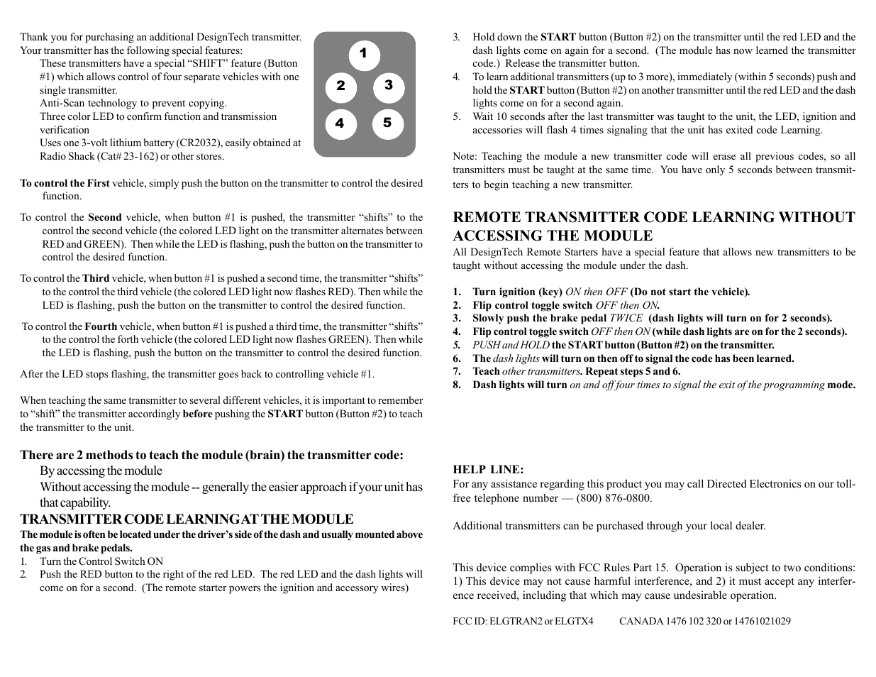 Directed Electronics 28861 User Manual | Page 2 / 2