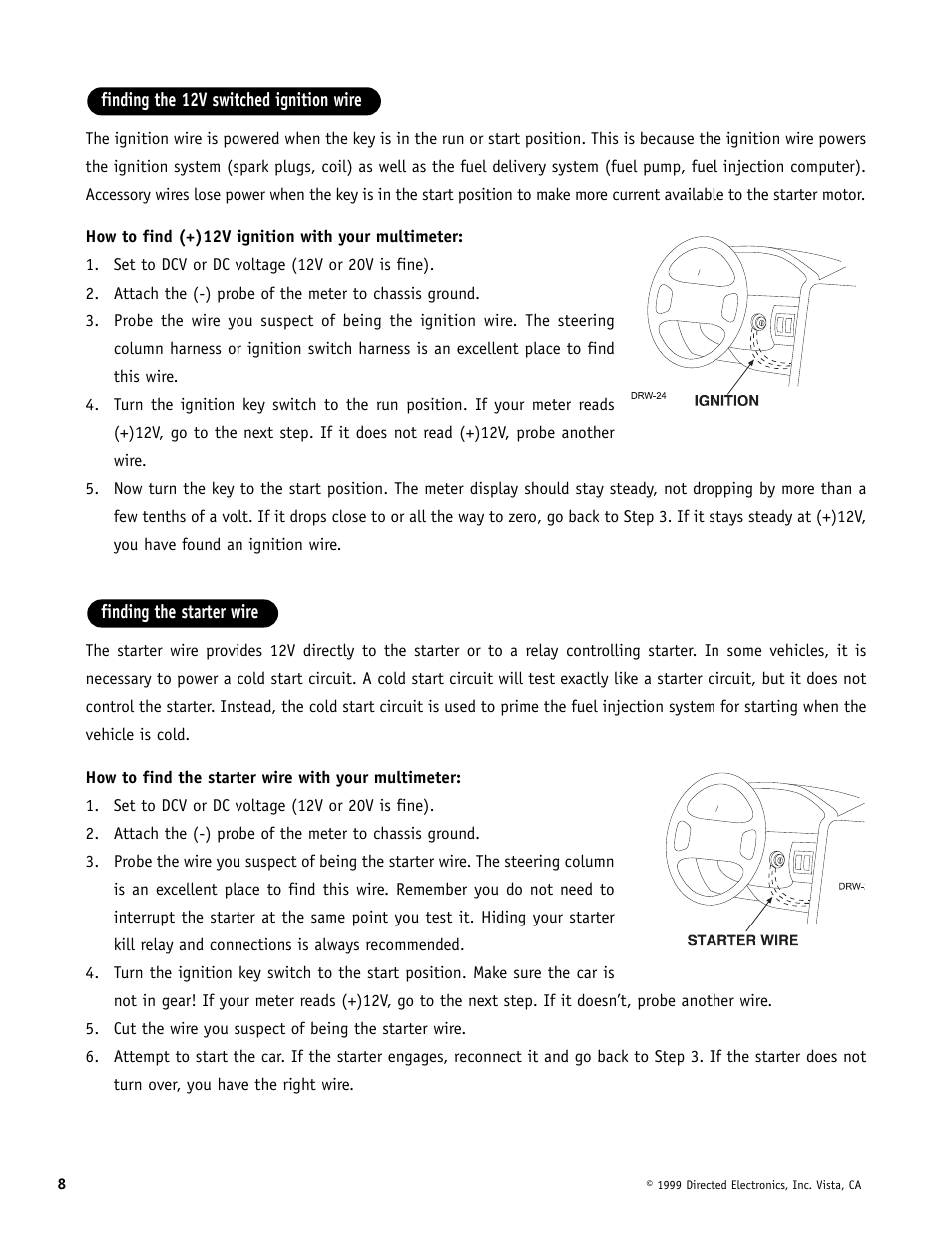 Directed Electronics Automate 552 User Manual | Page 8 / 42