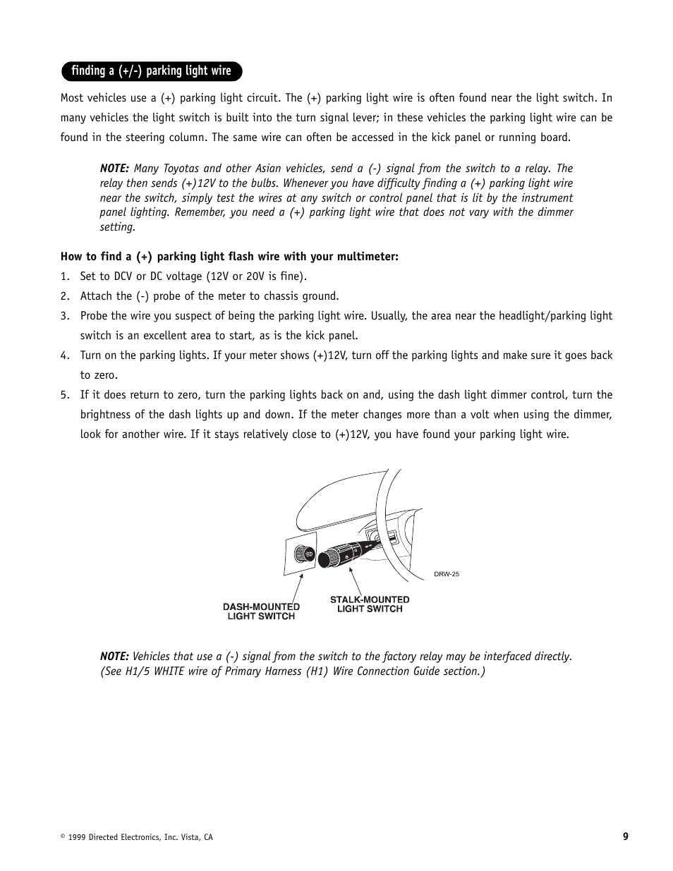 Directed Electronics Automate 552 User Manual | Page 9 / 42