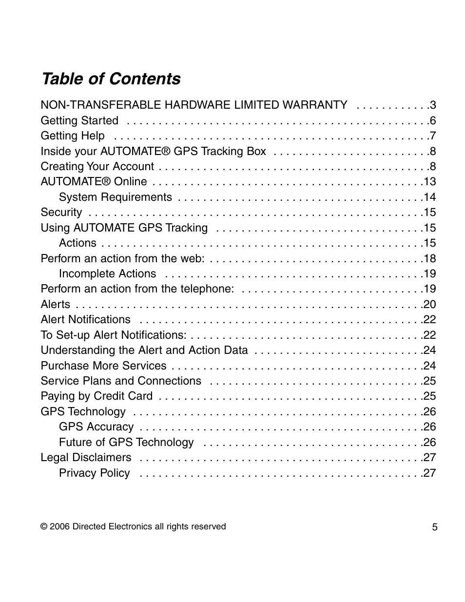 Directed Electronics 210A User Manual | Page 5 / 35