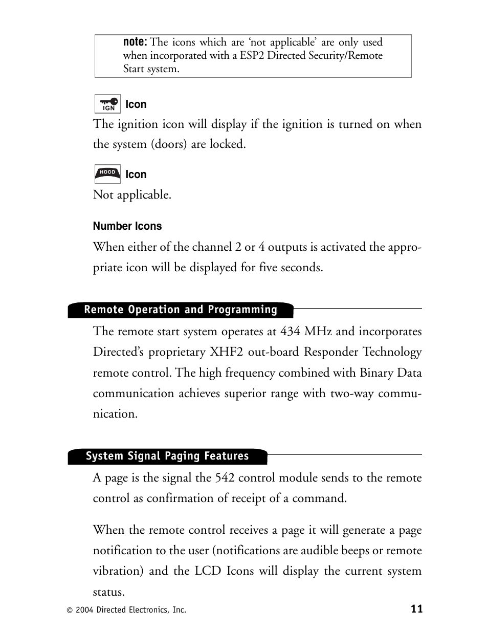 Directed Electronics Security System and Convenience 125xv User Manual | Page 15 / 38