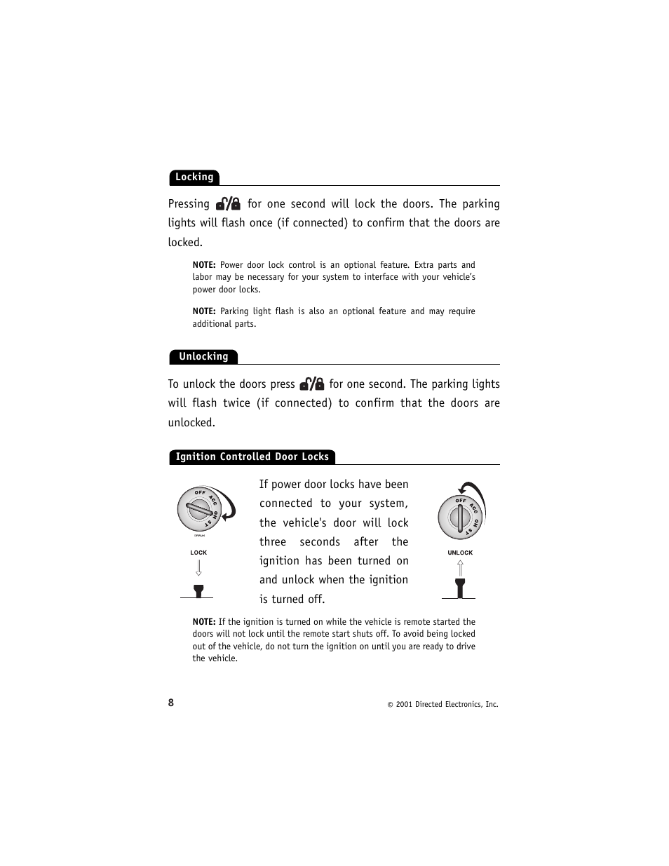 Directed Electronics Avital G3000 7/01 User Manual | Page 11 / 18