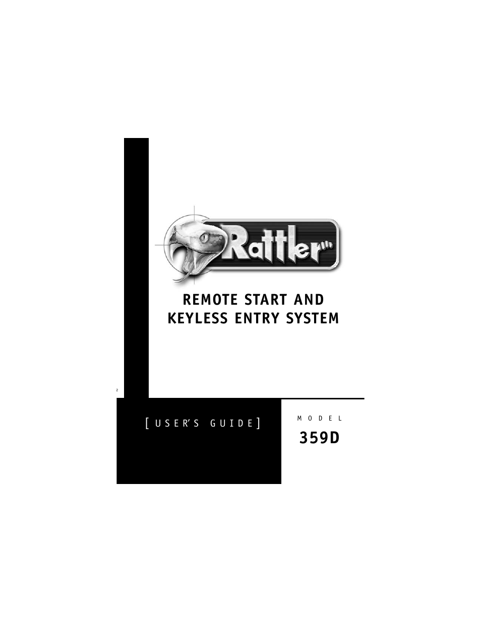 Directed Electronics 335912 359D User Manual | 49 pages