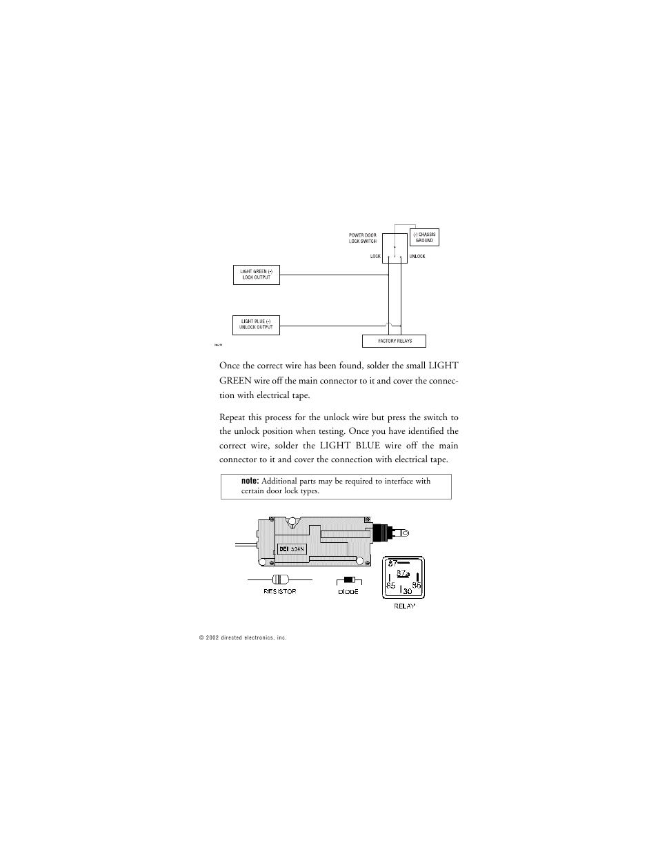 Directed Electronics 335912 359D User Manual | Page 24 / 49