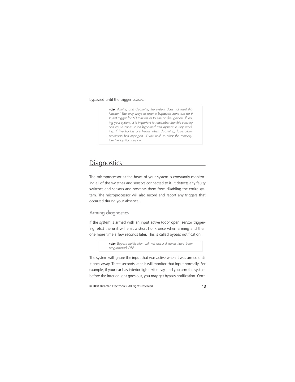 Diagnostics | Directed Electronics NONE AM5 User Manual | Page 16 / 25