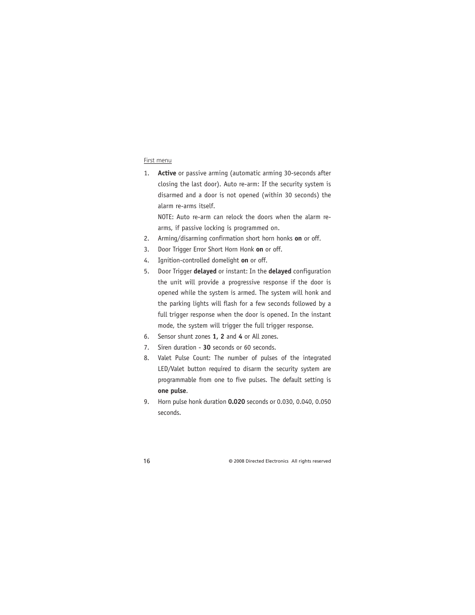 Directed Electronics NONE AM5 User Manual | Page 19 / 25