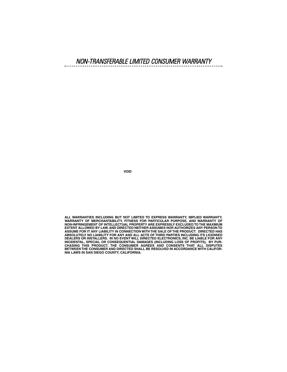 Directed Electronics OHV800 User Manual | Page 2 / 16