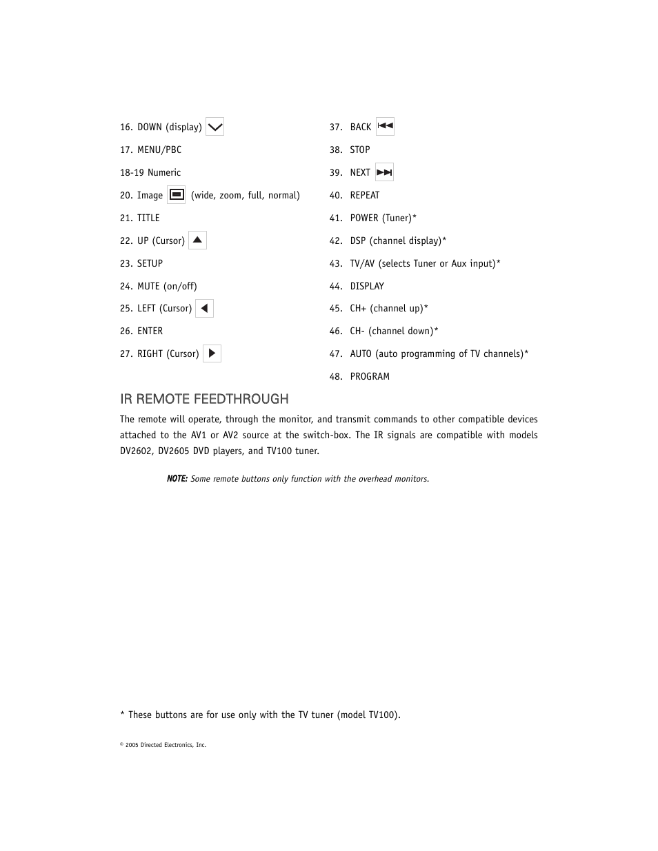 Directed Electronics DV-POD User Manual | Page 15 / 32