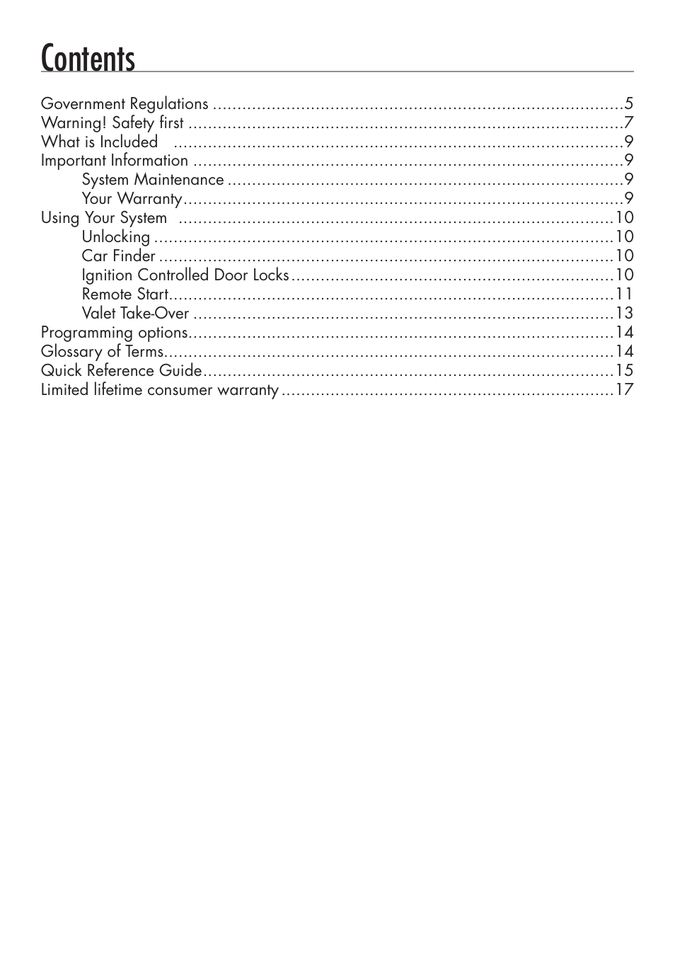 Directed Electronics G4203P User Manual | Page 3 / 20