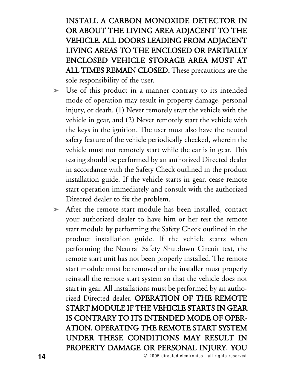 Directed Electronics 771XV User Manual | Page 17 / 52