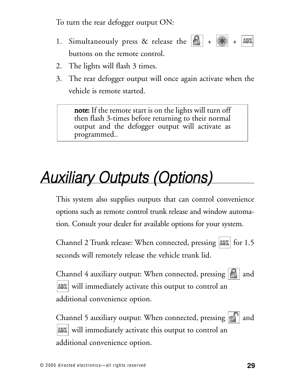 Directed Electronics 771XV User Manual | Page 32 / 52