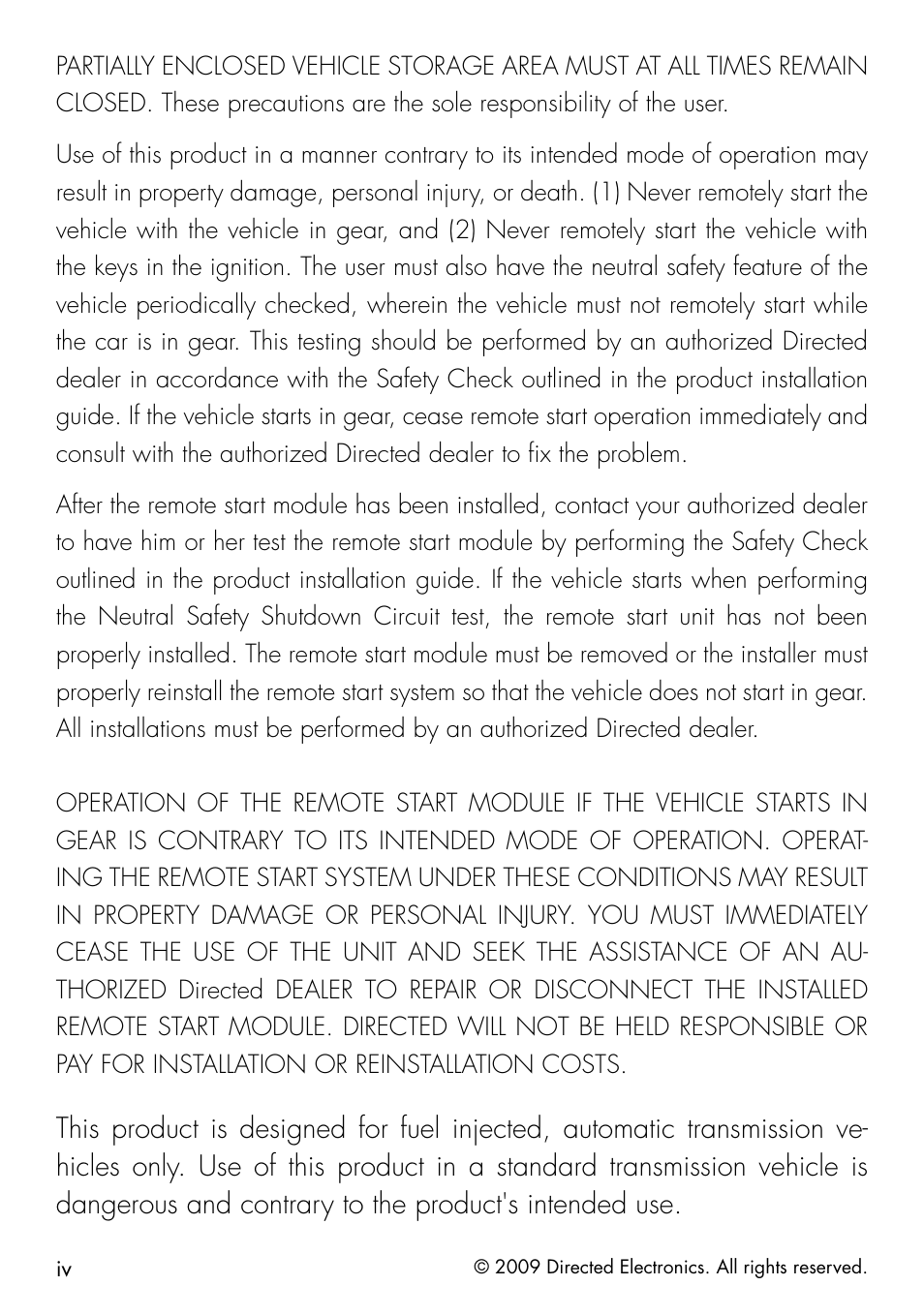 Directed Electronics AVITAL 4603 User Manual | Page 6 / 28