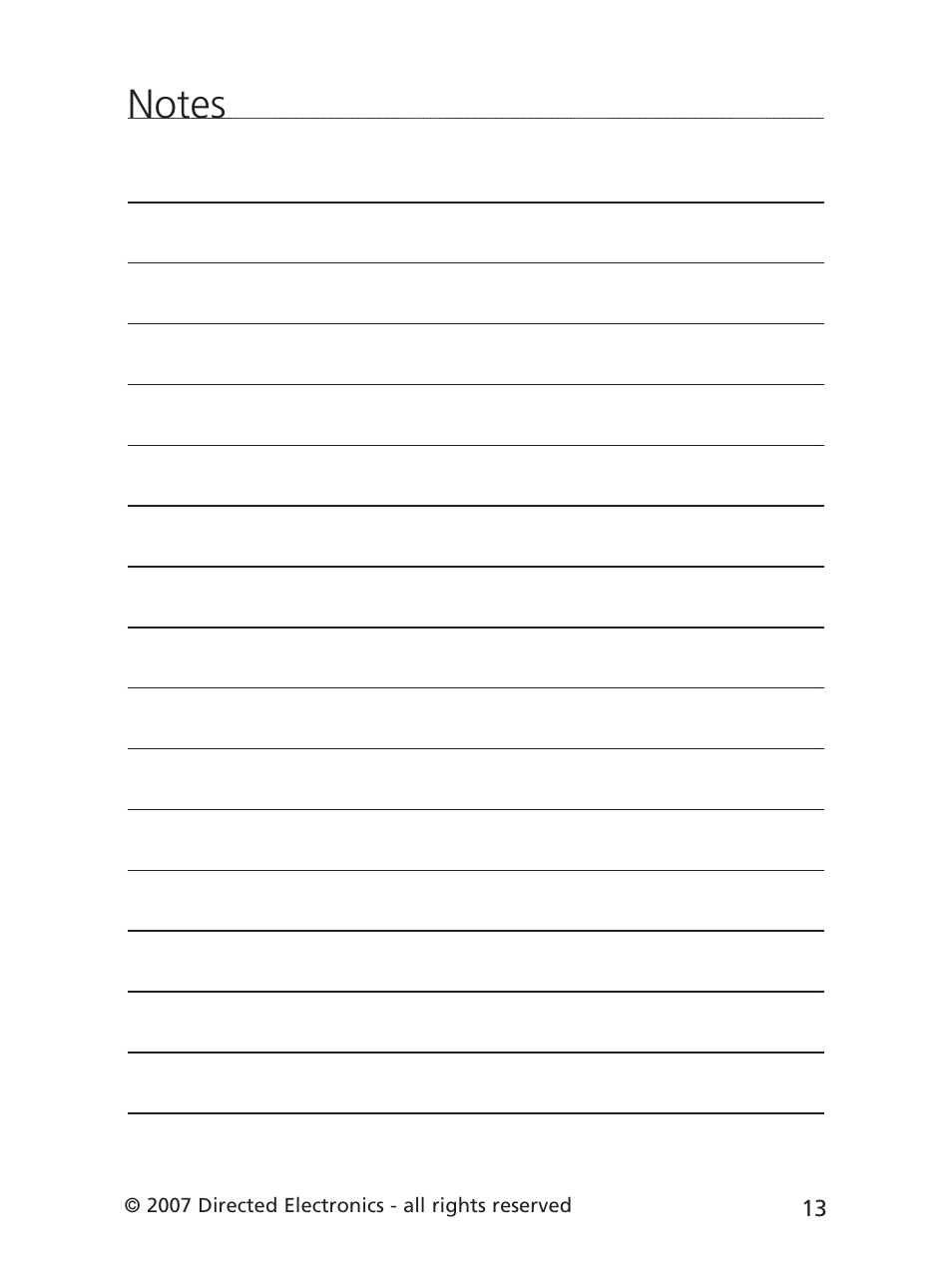 Directed Electronics 3901V User Manual | Page 16 / 21