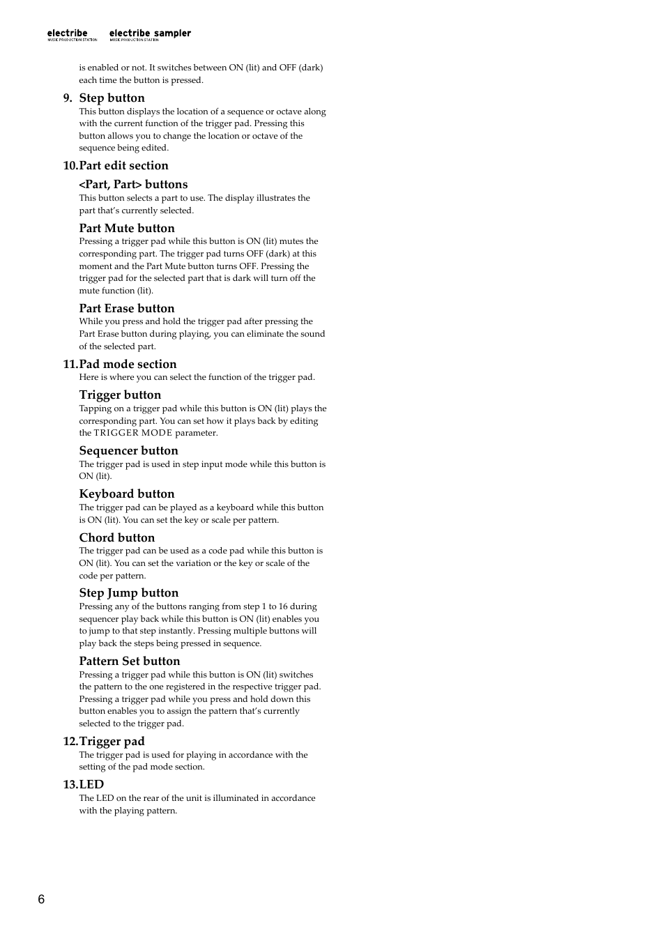 KORG Electribe Sampler Music Production Station with V2.0 Software (Red) User Manual | Page 6 / 112