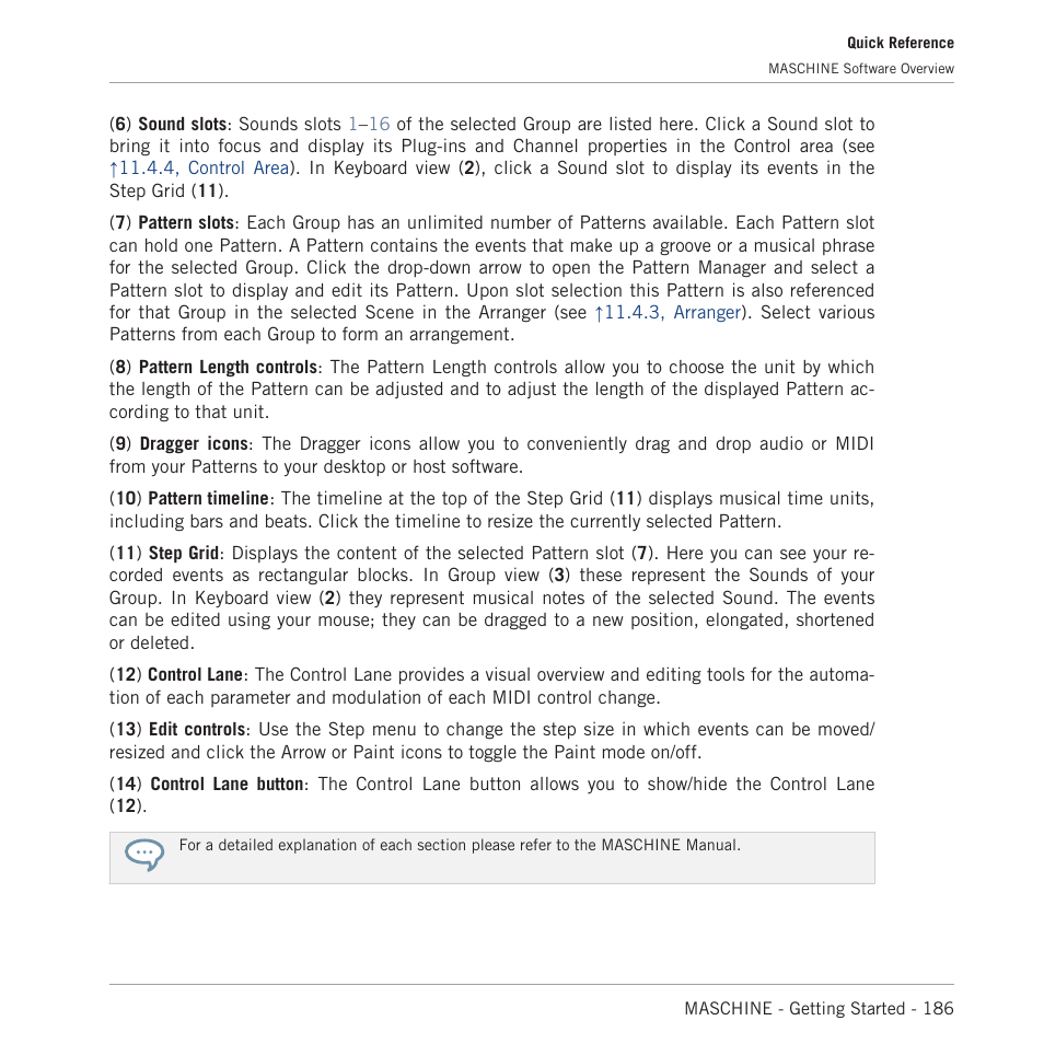 Native Instruments MASCHINE MK3 Groove Production Studio (Black) User Manual | Page 186 / 209