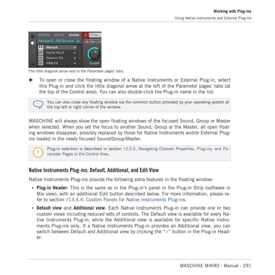 Native Instruments MASCHINE MIKRO MK3 Groove Production Studio (Black) User Manual | Page 291 / 807