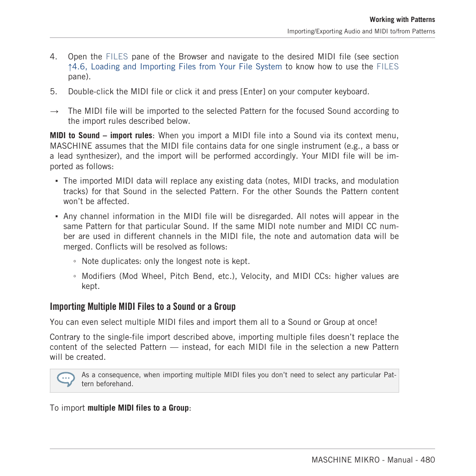 Native Instruments MASCHINE MIKRO MK3 Groove Production Studio (Black) User Manual | Page 480 / 807