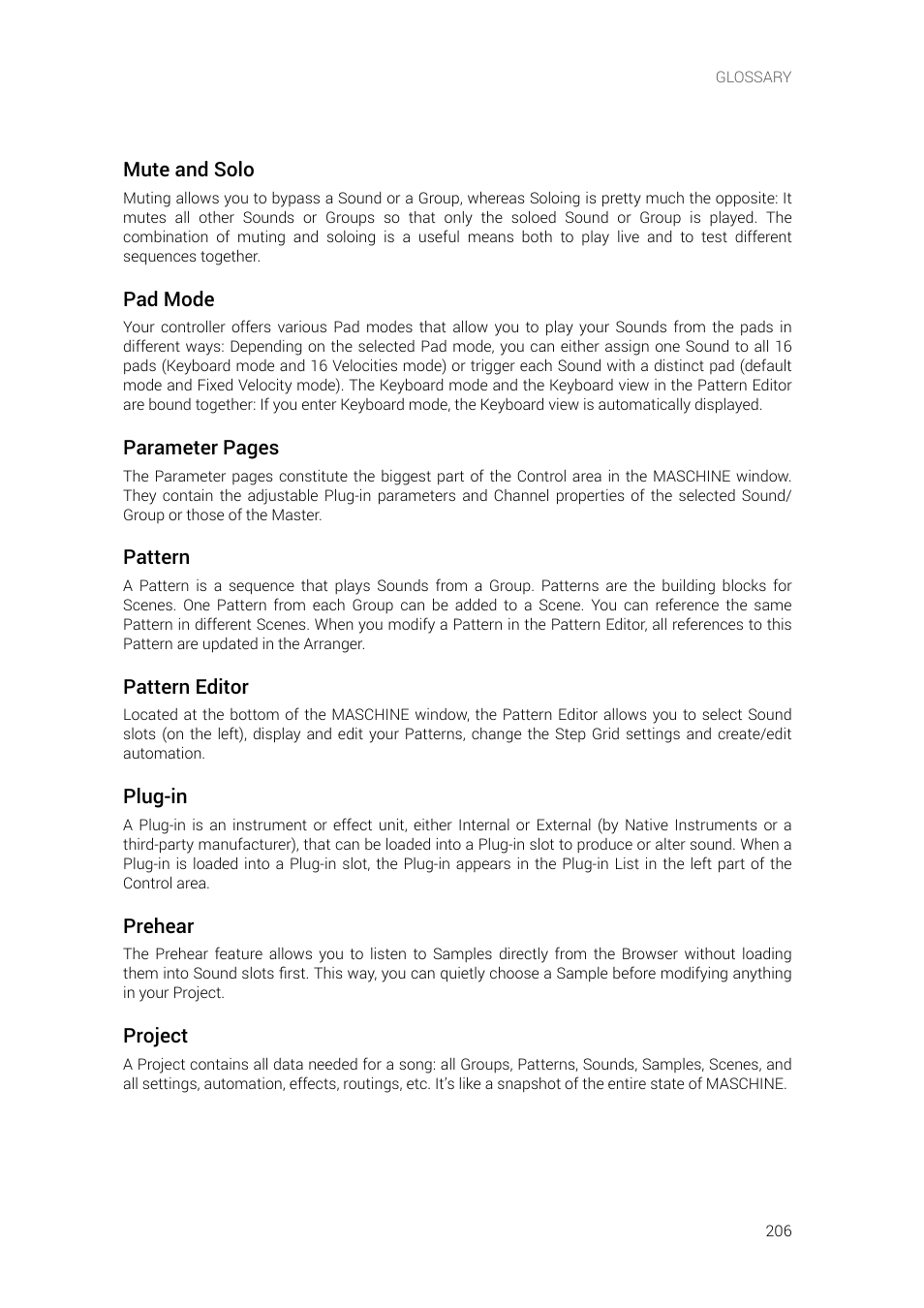 Native Instruments MASCHINE+ Standalone Production and Performance Instrument User Manual | Page 213 / 215