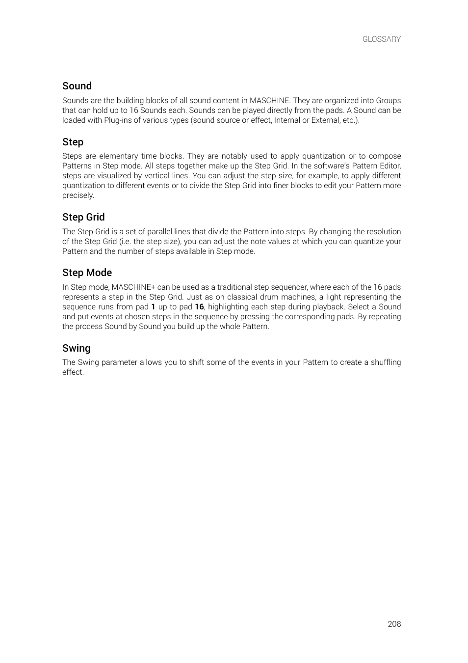 Native Instruments MASCHINE+ Standalone Production and Performance Instrument User Manual | Page 215 / 215