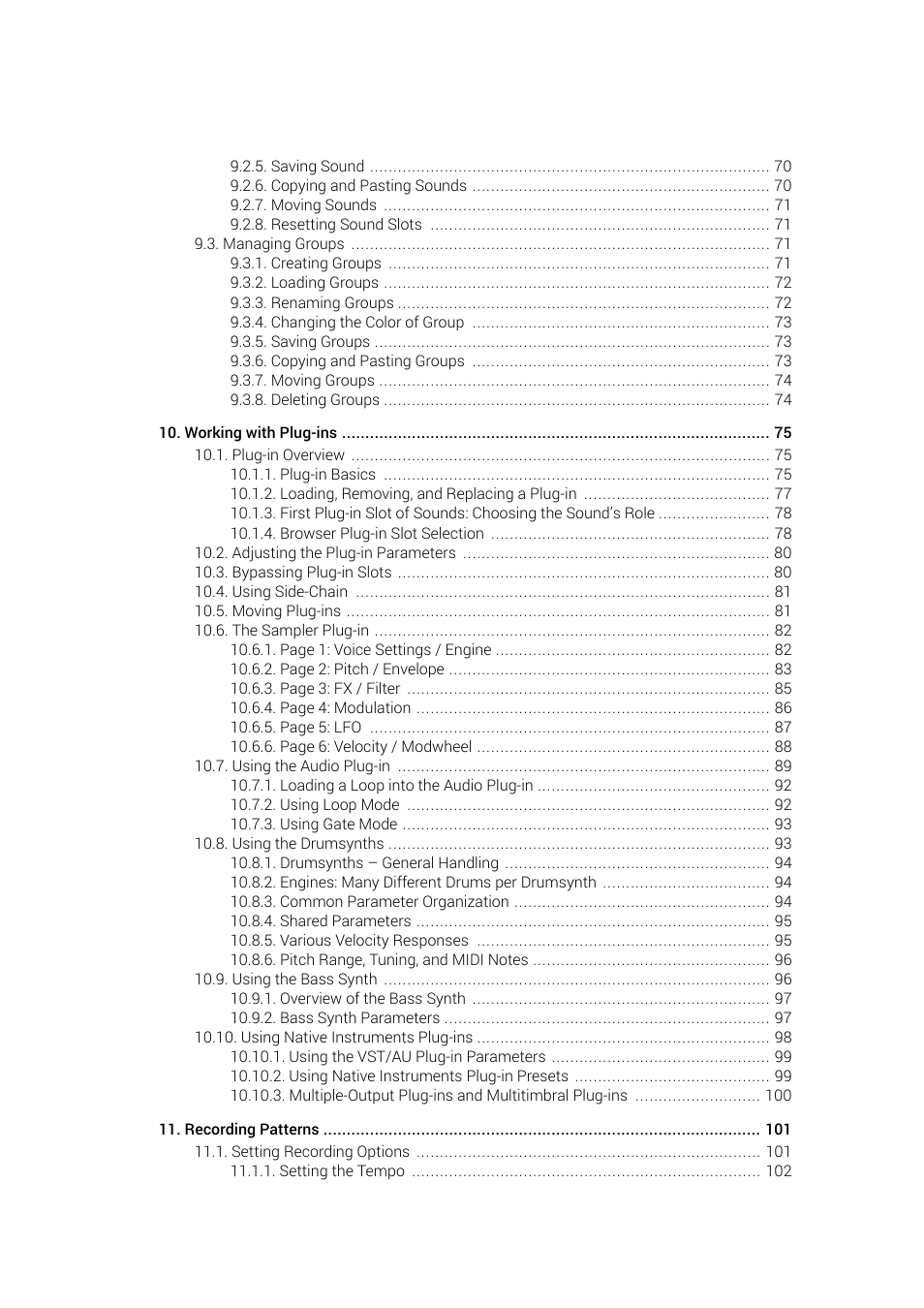 Native Instruments MASCHINE+ Standalone Production and Performance Instrument User Manual | Page 4 / 215