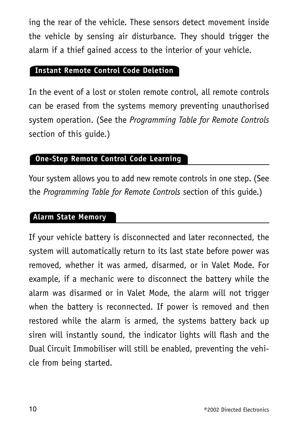 Directed Electronics MAXX3 User Manual | Page 10 / 34