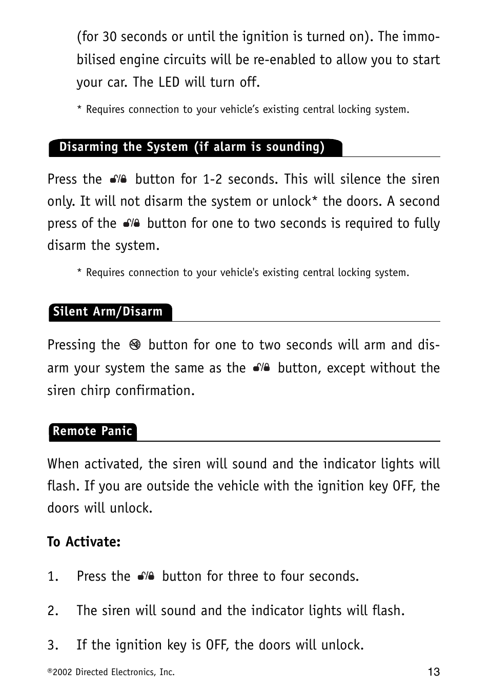 Directed Electronics MAXX3 User Manual | Page 13 / 34