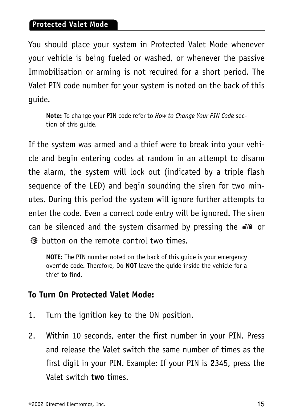 Directed Electronics MAXX3 User Manual | Page 15 / 34