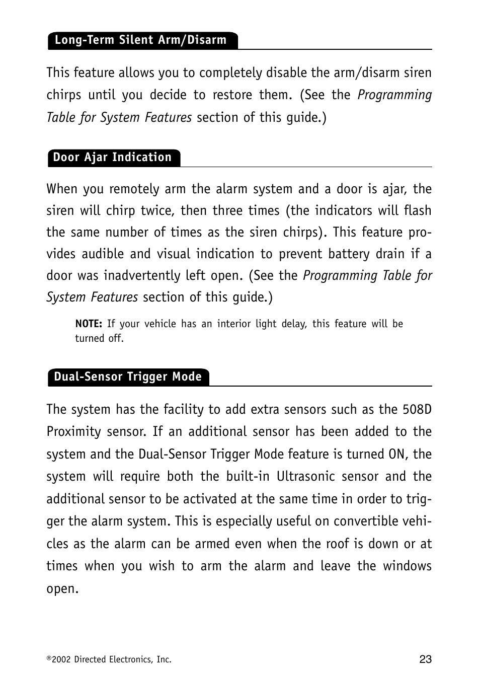 Directed Electronics MAXX3 User Manual | Page 23 / 34