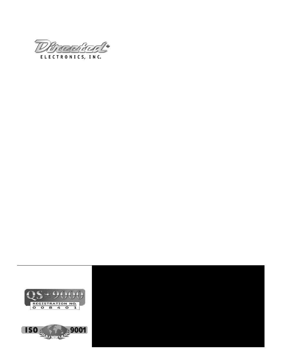 Directed Electronics 220MAX User Manual | Page 9 / 9