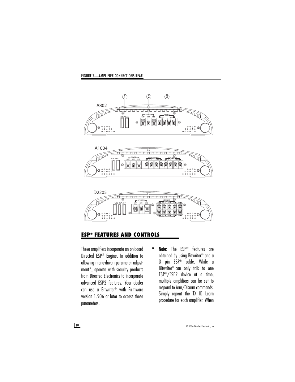 Directed Electronics A1004 User Manual | Page 10 / 23