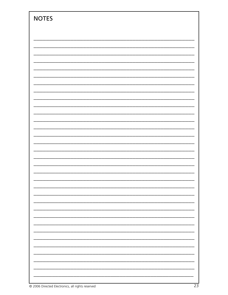 Directed Electronics HCCA-D1200 User Manual | Page 24 / 24