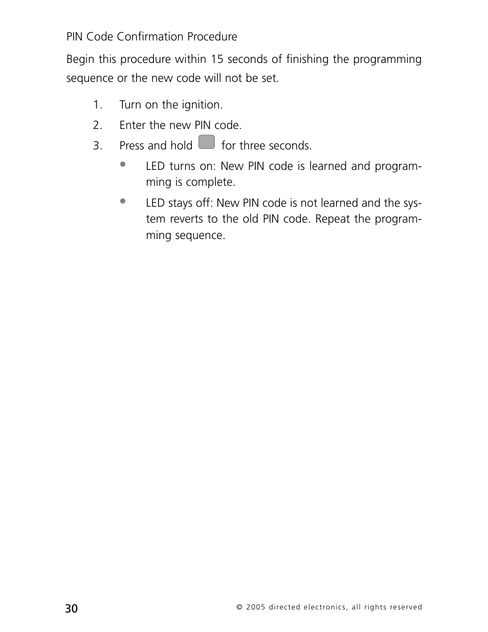 Directed Electronics 3000 User Manual | Page 33 / 38