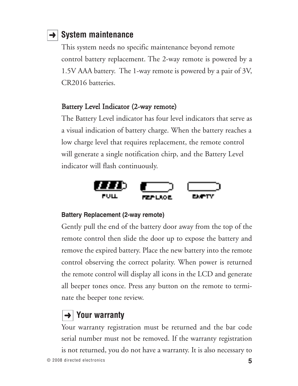 Directed Electronics Matrix1X User Manual | Page 10 / 51