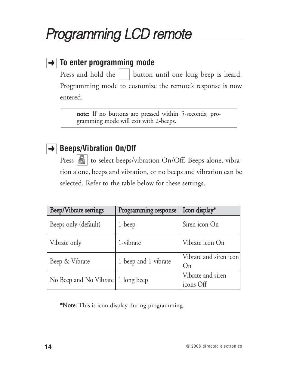 Directed Electronics Matrix1X User Manual | Page 19 / 51